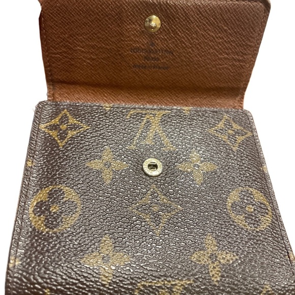 Louis Vuitton Vintage Authentic Brown Monogram Elise Compact Wallet GUC WLT - Picture 3 of 14